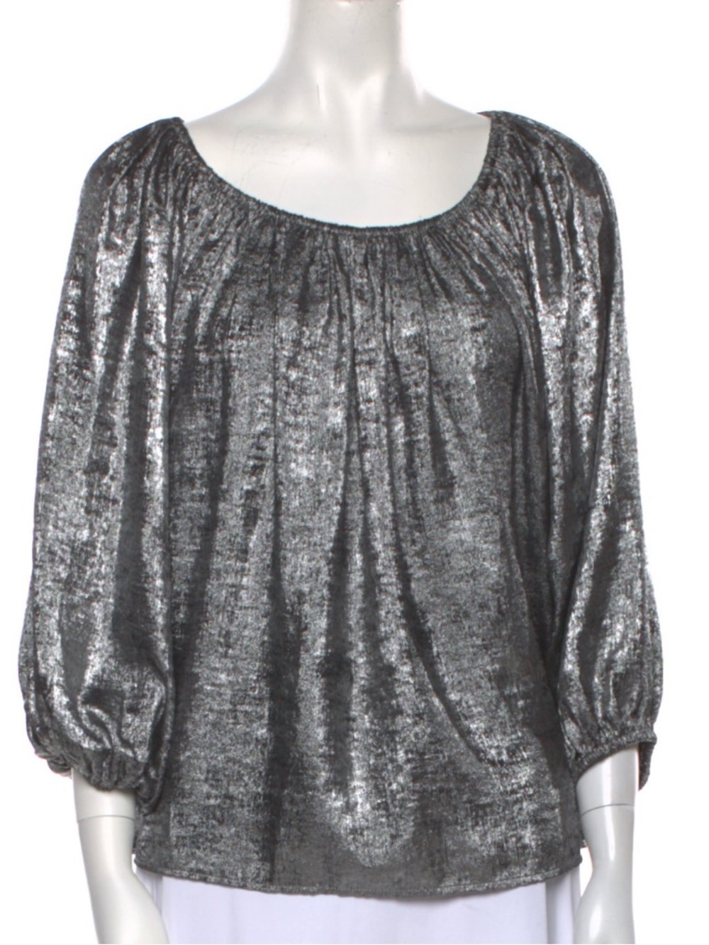 The Great silver peasant blouse